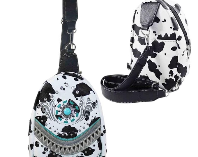 Crossbody style backpack