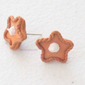 Scented Pumpkin Pie Star Earring Studs