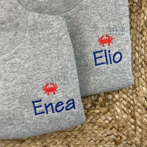 Crab Embroidery Design, Mini Crab, Coastal, Shellfish, Nautical, Beach, Seafood, Mini Fill and Satin Stitch Machine Embroidery Design File