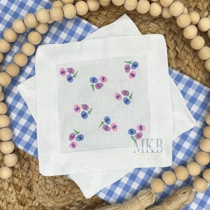 Easter Eggs Arranged for Cocktail Napkins, Easter Egg with a Bow Motif, Easter Egg Mini Fill Stitch Machine Embroidery Design File