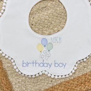 Balloon Embroidery Design, Sketch Stitch, Balloon Trio with Star Strings, Birthday Balloon, Machine Embroidery Design File