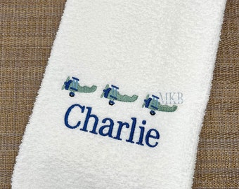 Airplane Trio Embroidery Design, Biplane Embroidery, Cute Transportation, Prop Plane Mini Fill Stitch Machine Embroidery Design File
