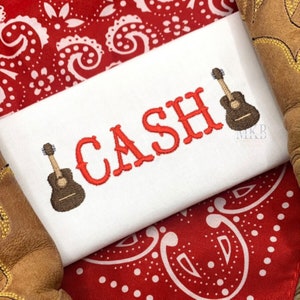 Guitar Embroidery, Mini Guitar, Musical Instrument, Music, Rodeo, Fill Stitch Machine Embroidery Design File