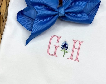 Bluebonnets Embroidery, Version Two, Texas Bluebonnets, Wildflower, Floral Spring, Satin Stitch Machine Embroidery Design File, Texas Bridal