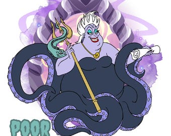 Descarga digital de Ursula Disney Villains Halloween
