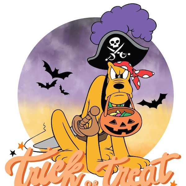 Pluto Disney Halloween Digital Download