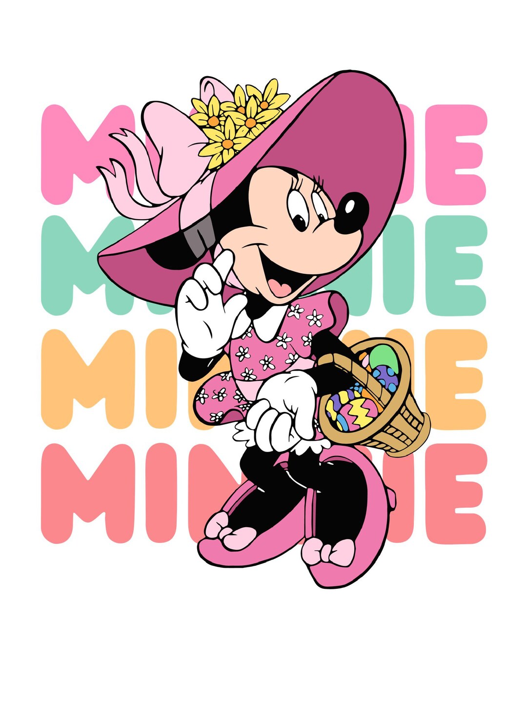 Mini Motsu Easter Collection Minnie Mouse Easter Digital Download - Etsy