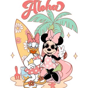 Daisy & Minnie Summer Beach Download digitale