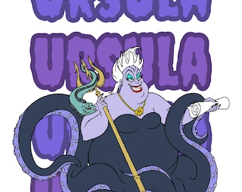 Ursula Disney Villains Halloween Digital Download