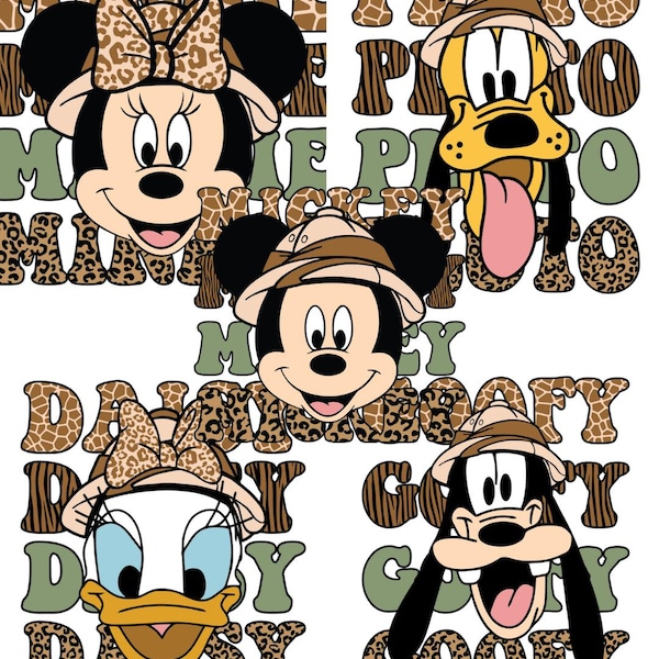 Mickey & Friends Animal Kingdom Bundle Digital Download