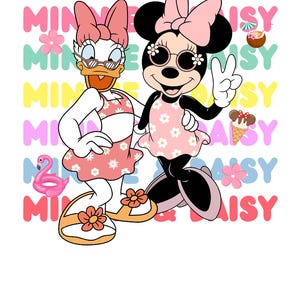 Daisy & Minnie Summer Beach Download digitale