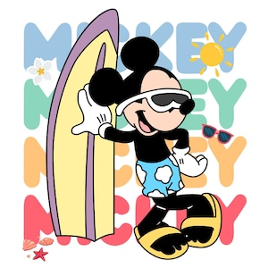 Download digitale di Mickey Mouse Summer Beach