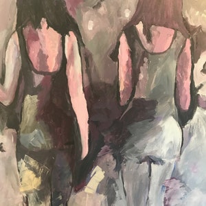 Back at You - SOLD! Abstract Figurative Painting