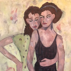 BESTIES - Original Acrylic Painting