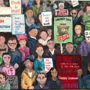 RESIST!  Poster  (18x24) of Original Painting