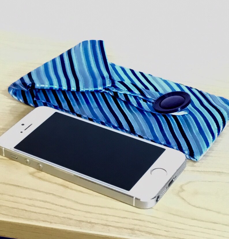 Glasses/phone case made from recycled tie repurposed tie Etsy