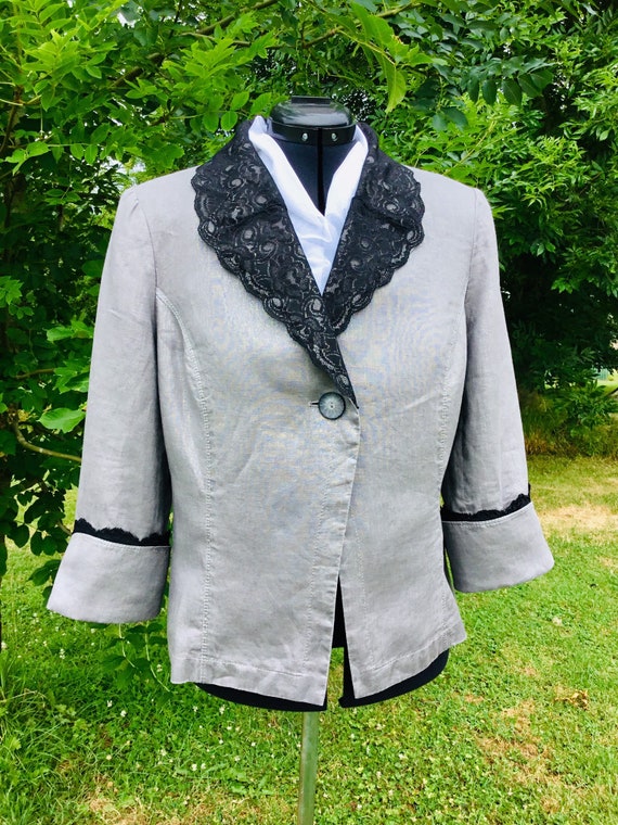 silver occasion jacket