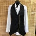 Janice Brunskill reviewed SALE Size 14/16 womens corset, upcycled mans jacket, backless, long waistcoat, upcycled suit jacket, zip up waistcoat, lace up back, unique