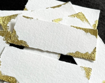 Segnaposto vuoti per matrimonio, etichette regalo per ospiti personalizzabili con calligrafia, decorazioni per tavoli da battesimo, circa 3 × 10 cm.