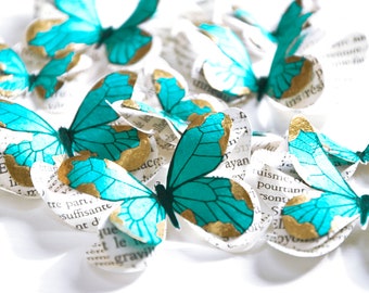 3d butterflies for enchanted forest wedding decor, butterfly decorations for toddler girl room, garden theme baby shower table centerpieces