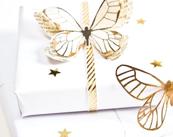 3D Paper Butterflies | Fairy Forest & Boho Wedding Decor, Birthday Party Decoration, Baptism Table Centerpiece, Baby shower photo props