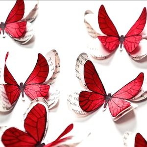 Farfalle artificiali per decorare la cameretta di una bambina in una foresta incantata, decorazioni per matrimoni boho, decorazioni per tavoli da battesimo, decorazioni per compleanni da fata