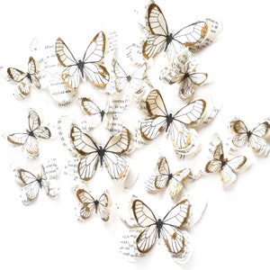 3D paper butterflies | Decorations for fairy butterfly parties, enchanted forest themed nurseries & baby showers. Wedding table centerpiece