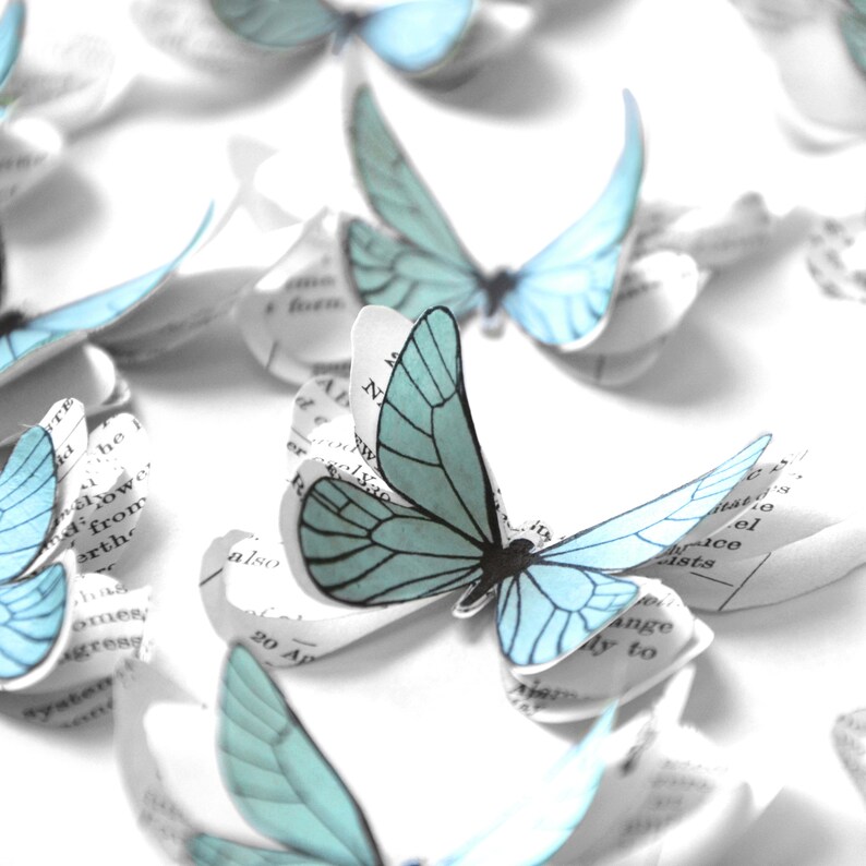 Paper butterfly for fairy first birthday enchanted forest decorations for baby shower table decor for wedding butterfly theme