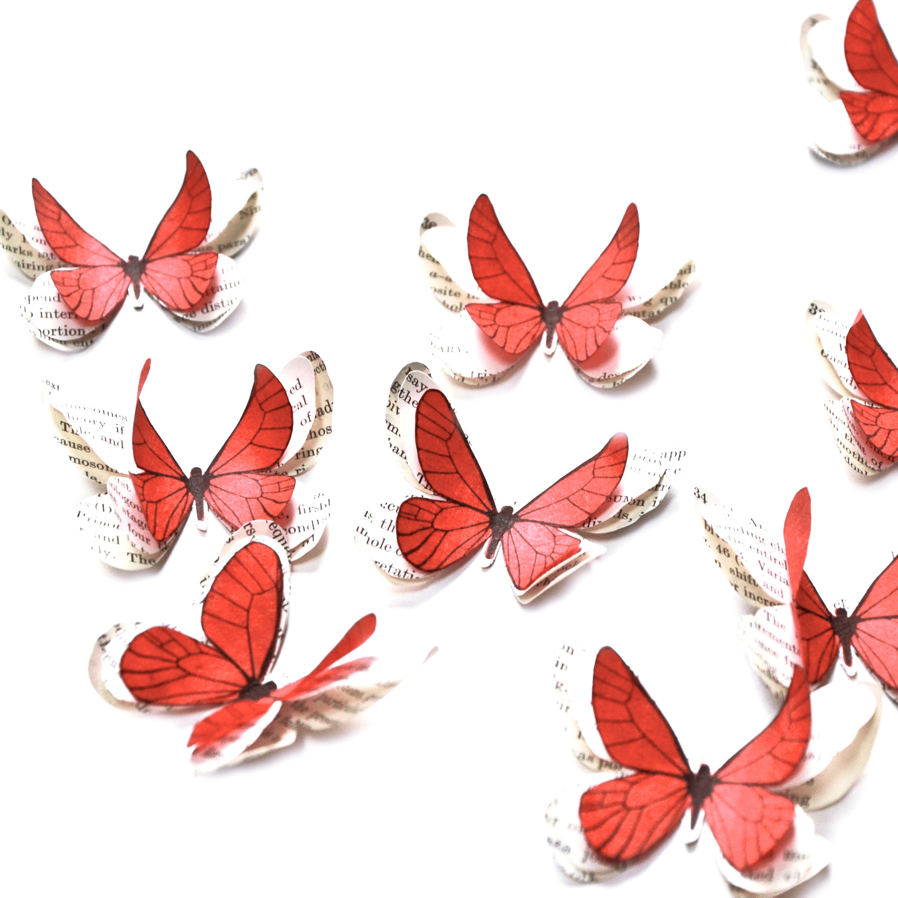 Papillons en Papier Pour Decoration de Bapteme Fille, Deco Centre Table Mariage Champetre Chic, Stic