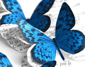 Decorazioni murali per la cameretta di una bambina, farfalle di carta per un matrimonio rustico chic, centrotavola per il primo compleanno, accessorio per foto.