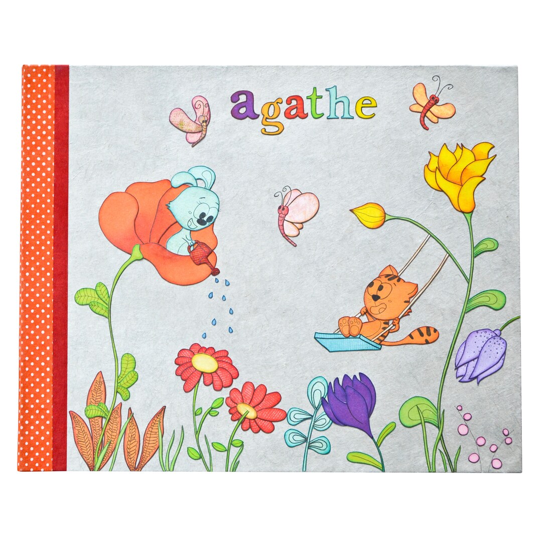 Personalised Baby Book With Name First Year Baby Photo Album Etsy