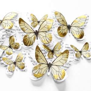 Farfalle decorative di carta | Compleanno da principessa, festa boho, centrotavola da favola, decorazione murale elegante e pastello
