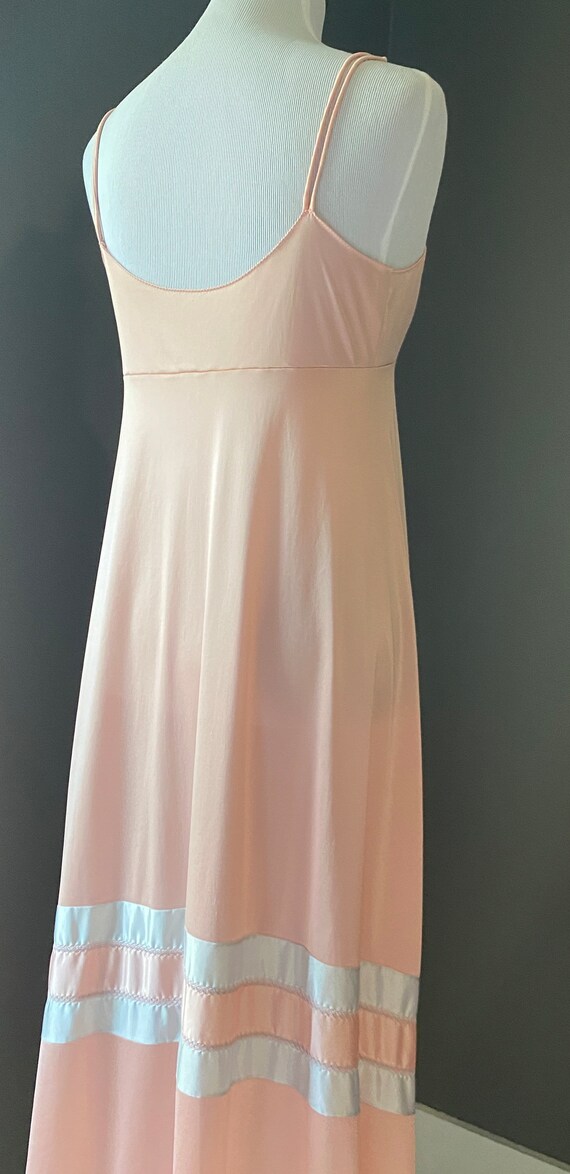 Vassarette Long Slip Dress, size M-L - image 6