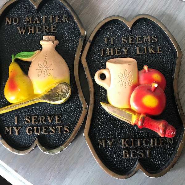 Kitchen Plaques Etsy