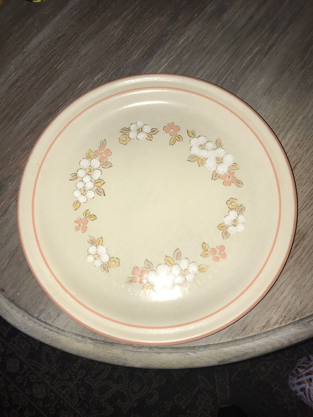 Chantilly Stoneware Hearthside fleur De Bois Dinner Plate Etsy