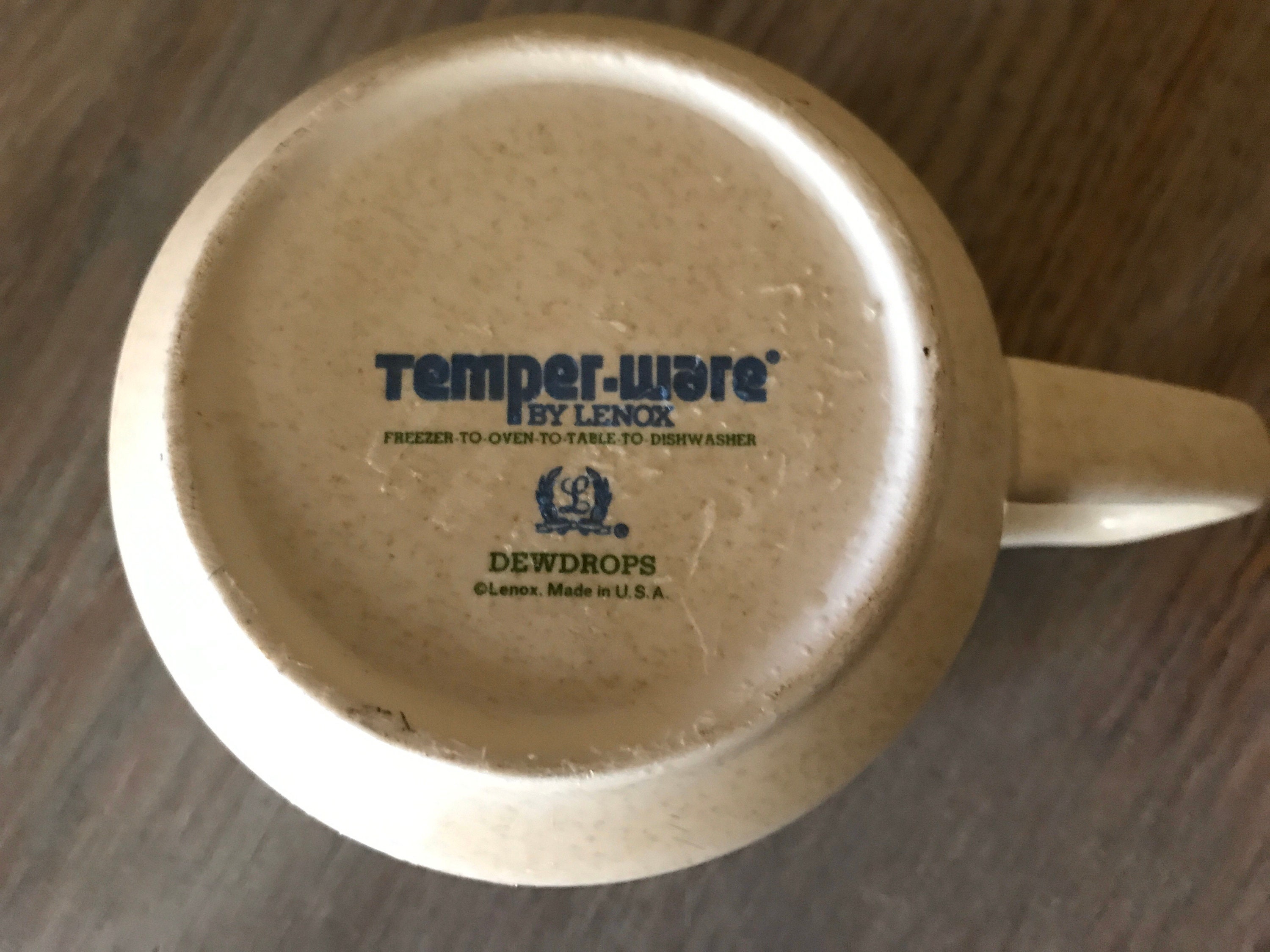 Lenox Temperware Temperware Temper Ware Dewdrops Creamer Etsy UK