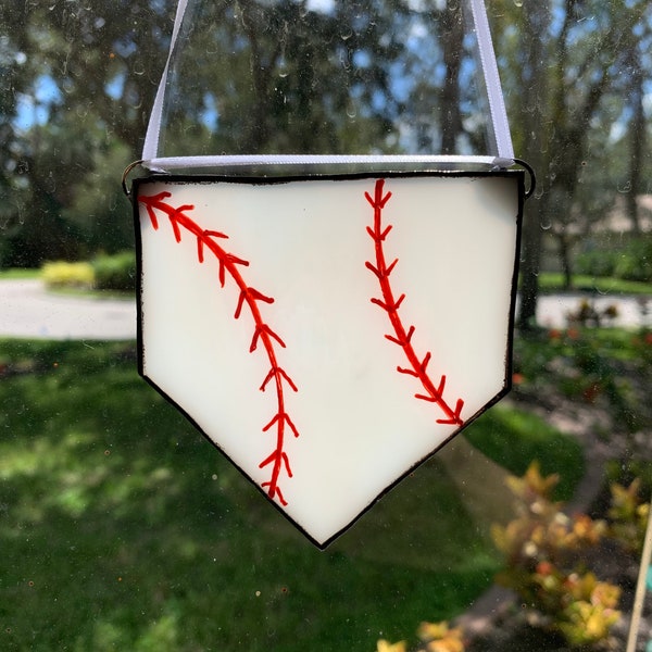 Baseball Stained Glass Etsy
