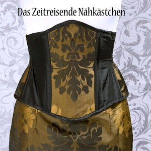 Underbust-Corset, Corset, Waist Cincher - Gothic, Steampunk, Burlesque