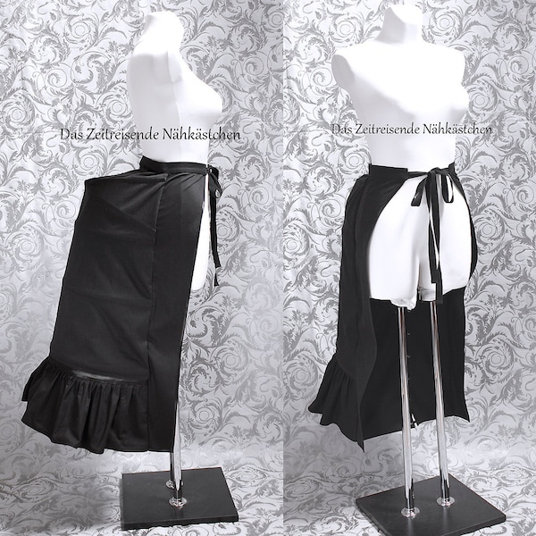 Victorian Bustle, skirt support, black