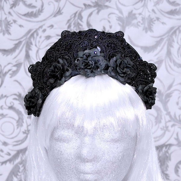 Kokoshnik, French Hood, Krone, Kopfschmuck, Gothic, Headdress,  Regency