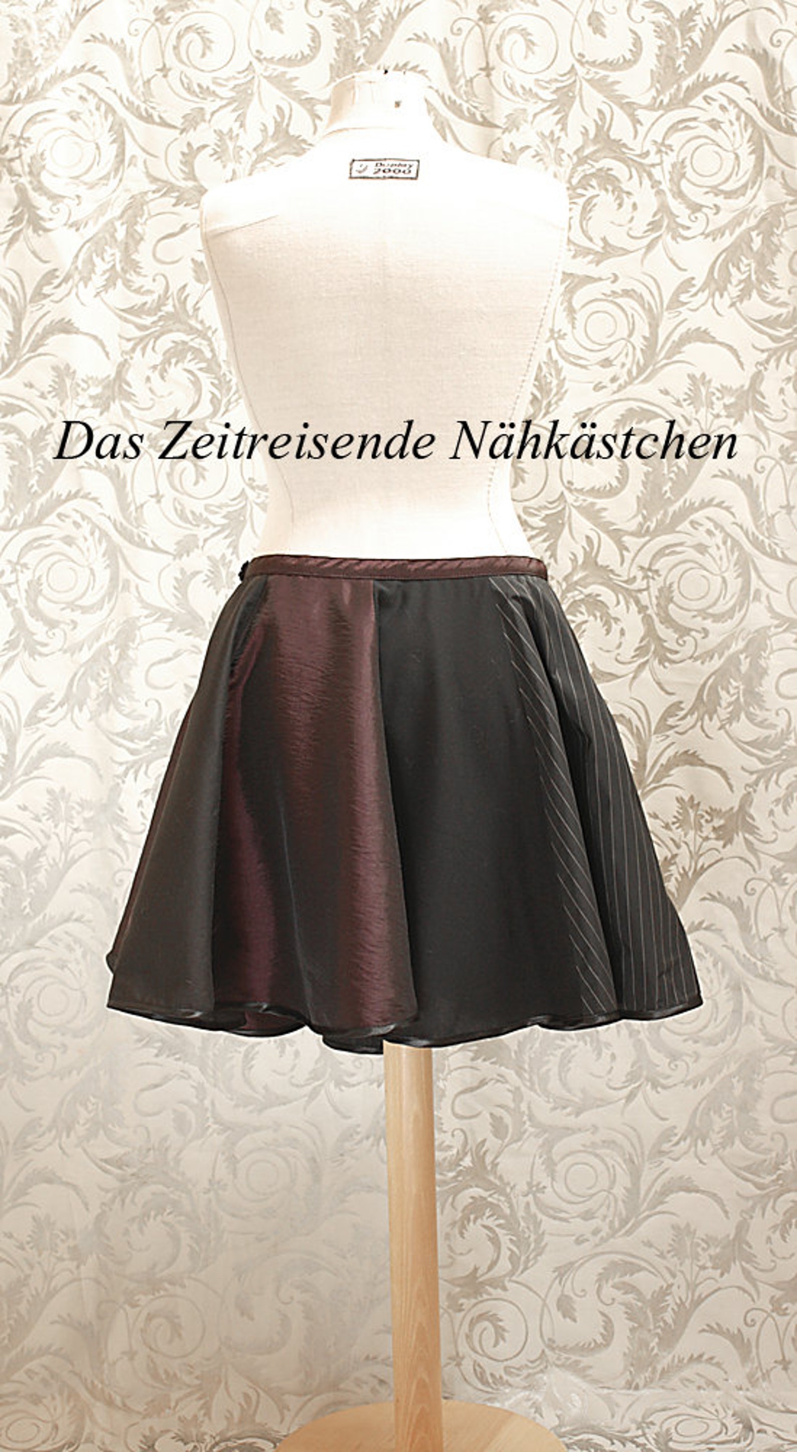Circle Skirt Skater Skirt Gothic Punk 315 Inch Waist Etsy