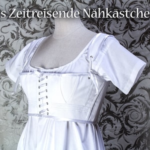 Regency Short Stays, Empire corset, corsage,  romantic era, bodice, historical underwear, Cosplay, LARP