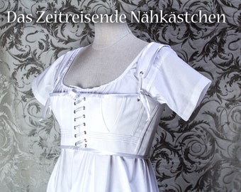 Regency / Empire Kurzmieder, Short Stays, historische Unterwäsche, Korsett, Corsage, Mieder,  Jane Austen, Cosplay, LARP