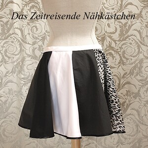 Circle skirt, skater skirt gothic, punk 31,5 inch waist image 2