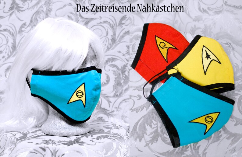 Face mask cloth mask klingon symbol Star Trek different Etsy