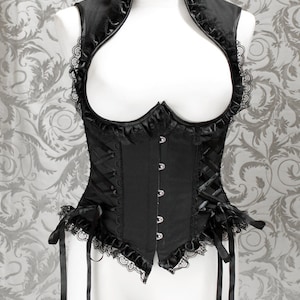 Corset vest corset bust-free gothic victorian steampunk image 2