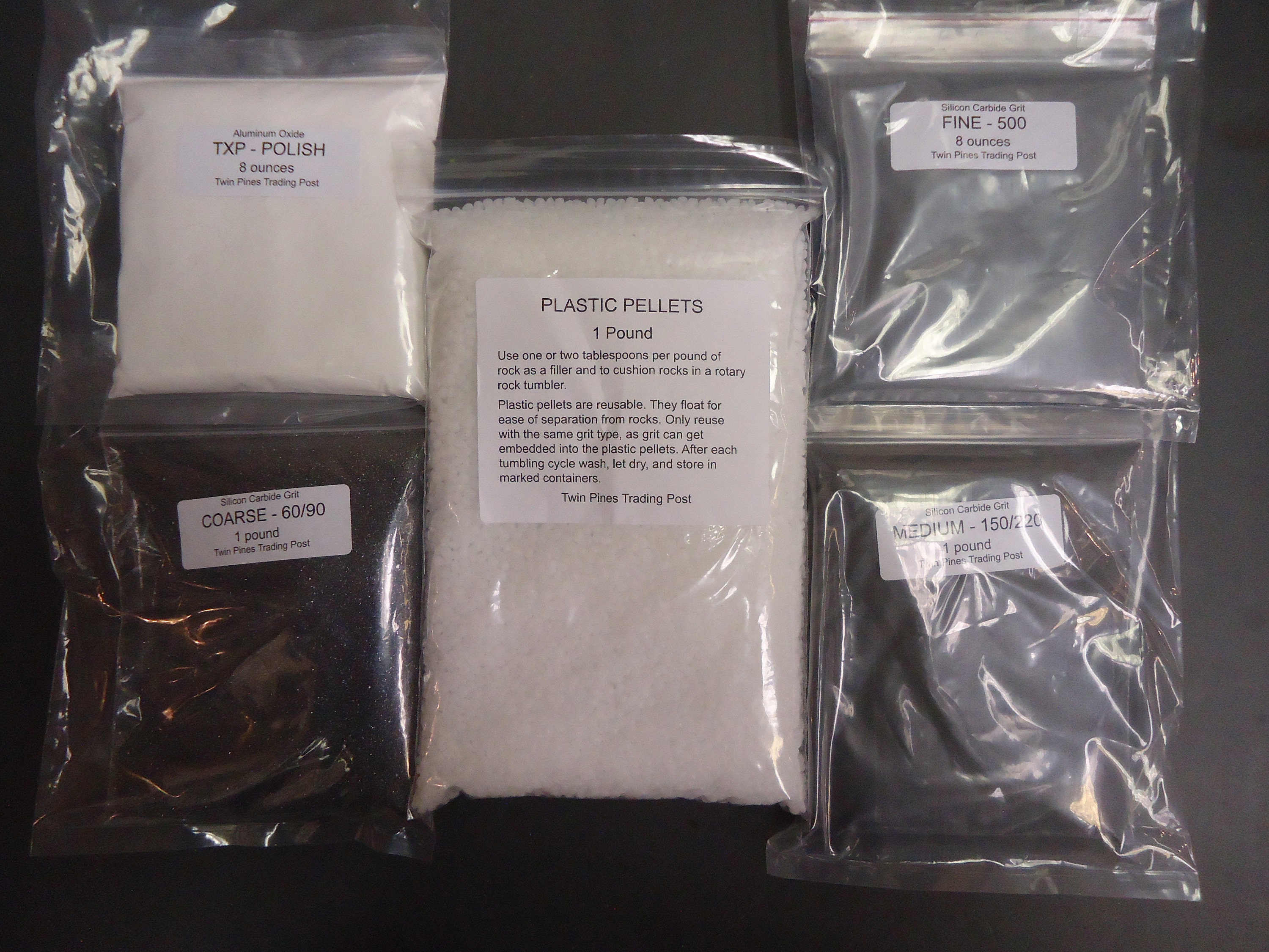 Grit Kit for a 12 15 LB Tumbler With 1 Pound of Plastic Pellets Etsy