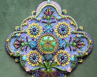 Bead Embroidery Kit: Early Spring