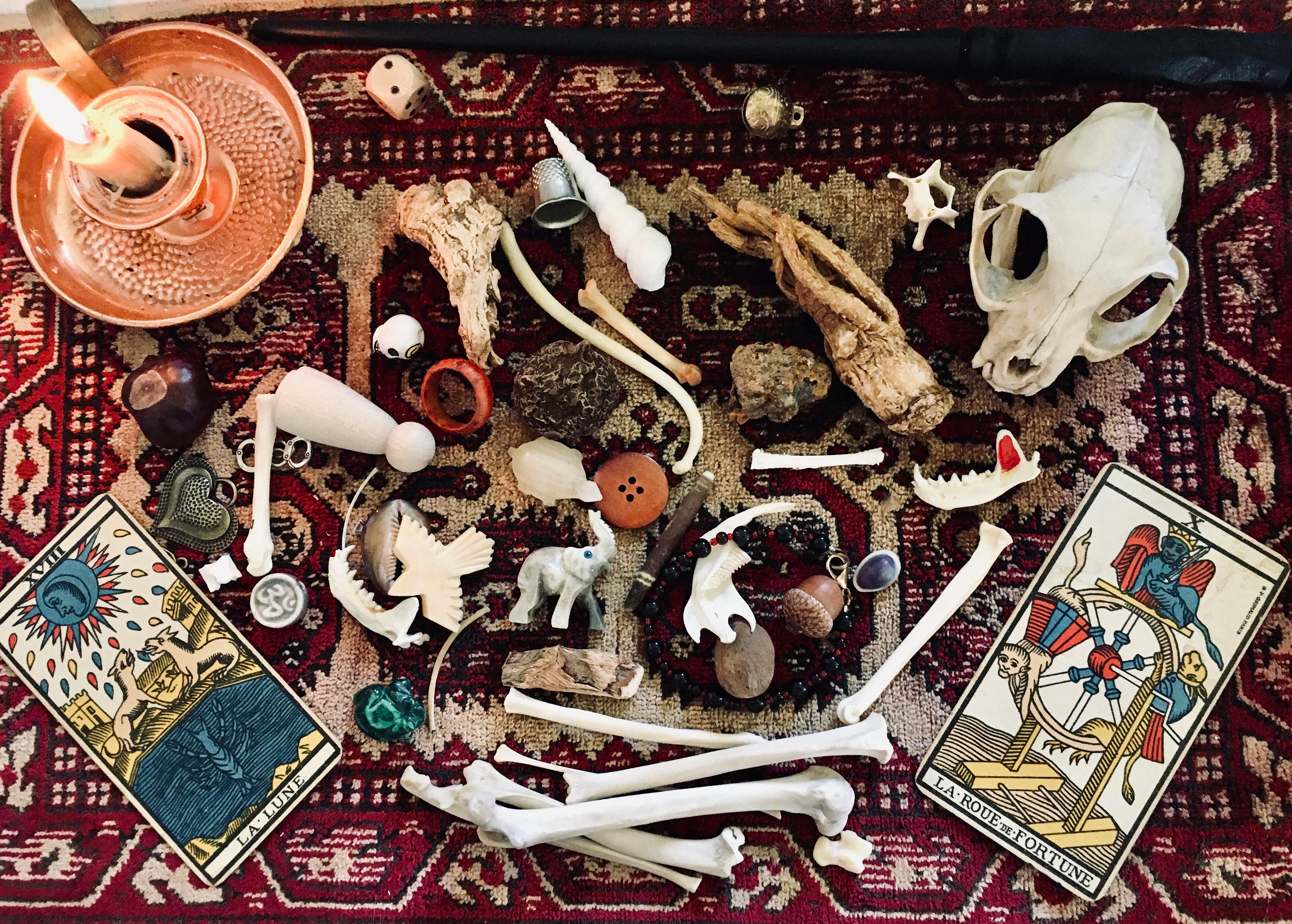BEST TAROT Fortune Teller Throwing Bones Sorcery Divination Etsy
