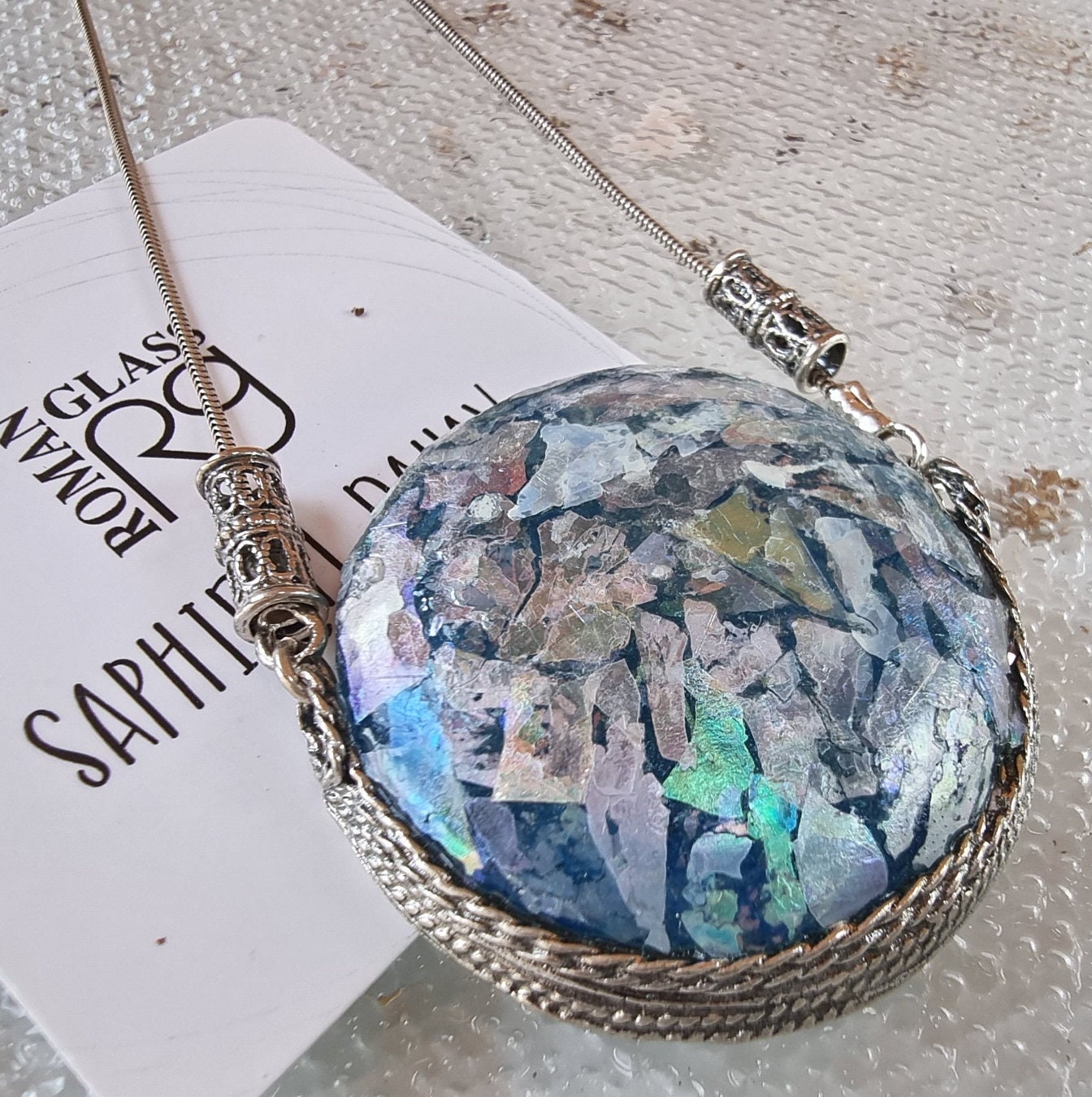 Roman Glass Necklace Ancient Roman 